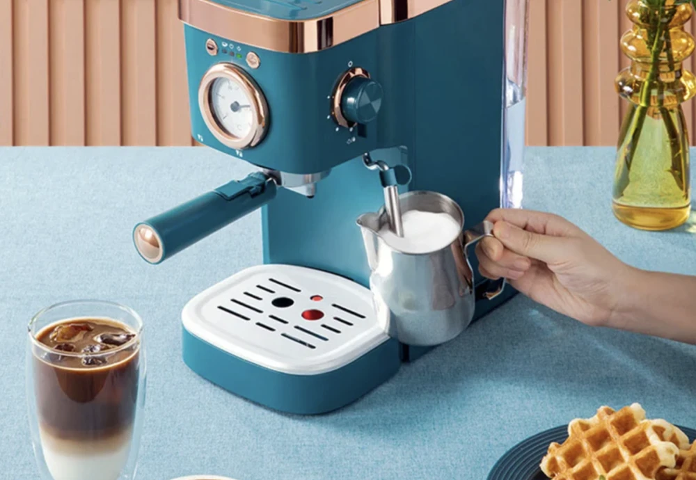 espresso machine with milk wand