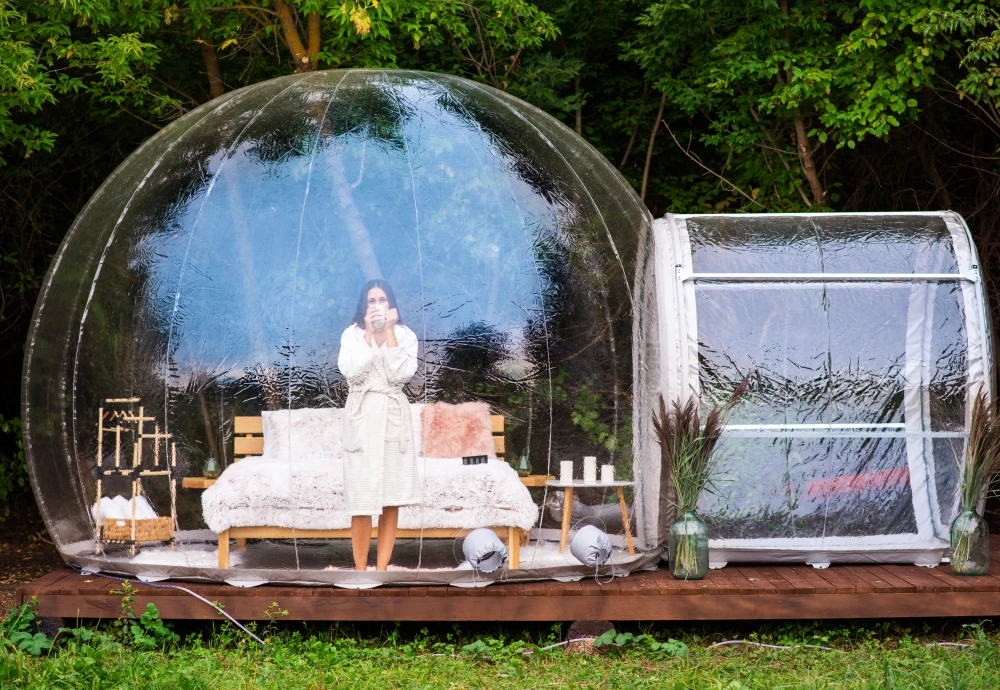 bubble tent picnic